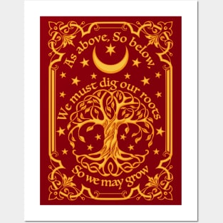 Good Witch Celtic Tree Posters and Art